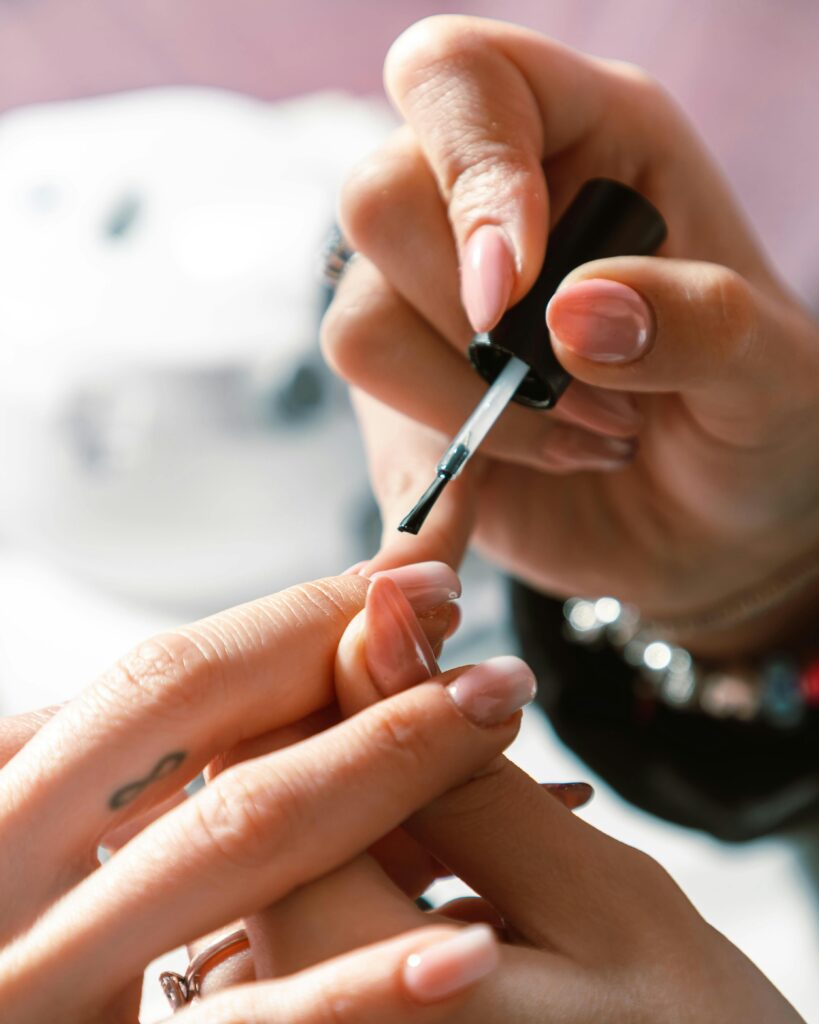 regular nail polish over gel nails