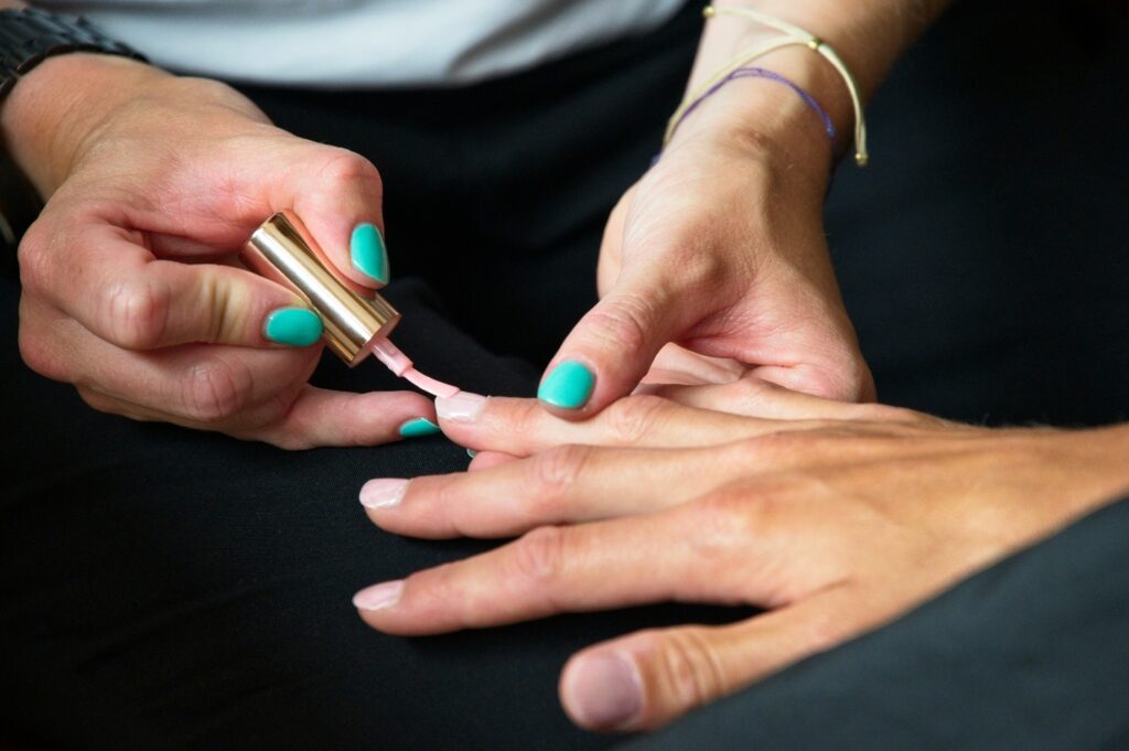 regular nail polish over gel nails